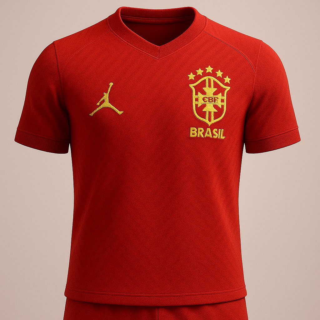 Suposta camisa vermelha da seleção